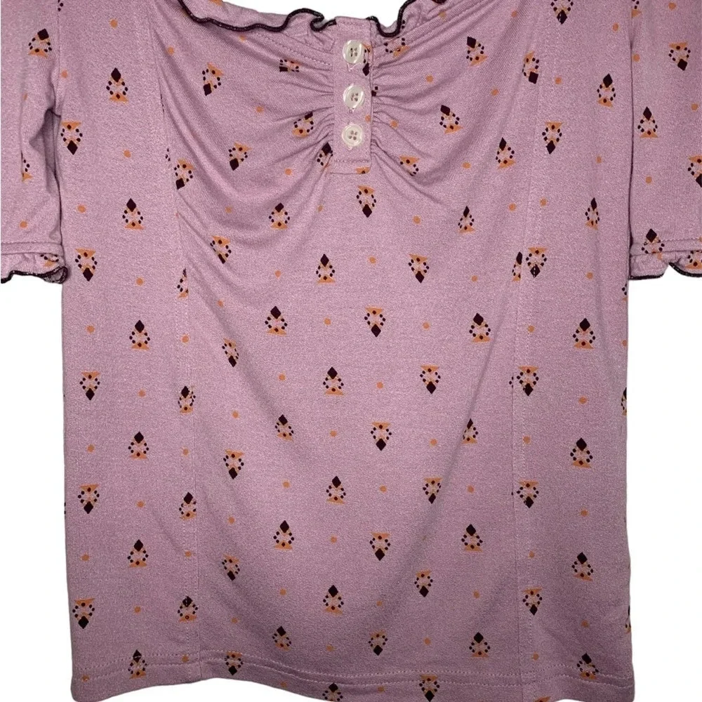 Free People Bosanova Printed Crop Top